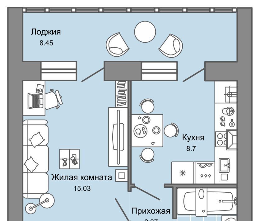 квартира г Ульяновск р-н Заволжский Новый Город ЖК «Дивный сад» 6 7-й кв-л, сад фото 1