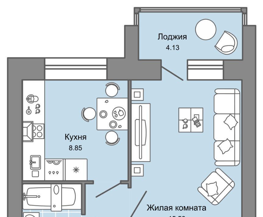 квартира г Ульяновск р-н Заволжский Новый Город ЖК «Дивный сад» 6 7-й кв-л, сад фото 1