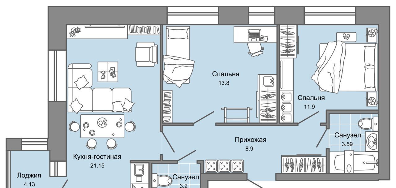 квартира г Ульяновск р-н Заволжский Новый Город ЖК «Дивный сад» 1 7-й кв-л, сад фото 1