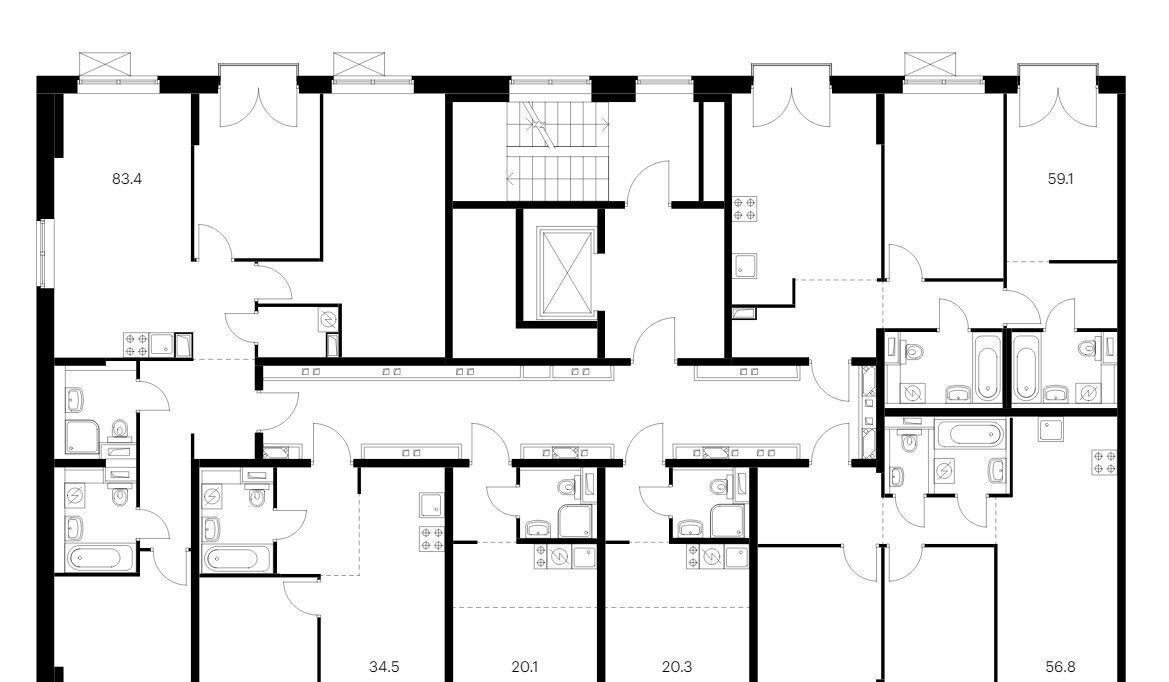 квартира г Красногорск п Ильинское-Усово ЖК Ильинские луга 2 Опалиха, 1-2.2 фото 2