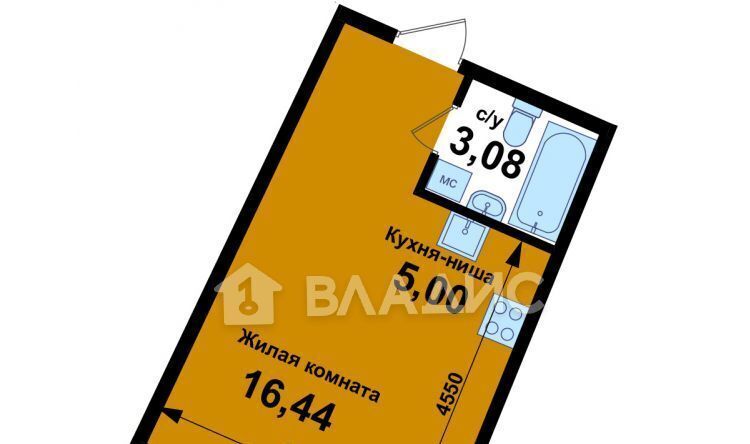 квартира р-н Кстовский г Кстово ЖК «Ватсон» Горьковская, 6-й мкр фото 5