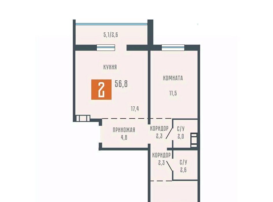 квартира г Курган ул Коли Мяготина 34бк/3 фото 1