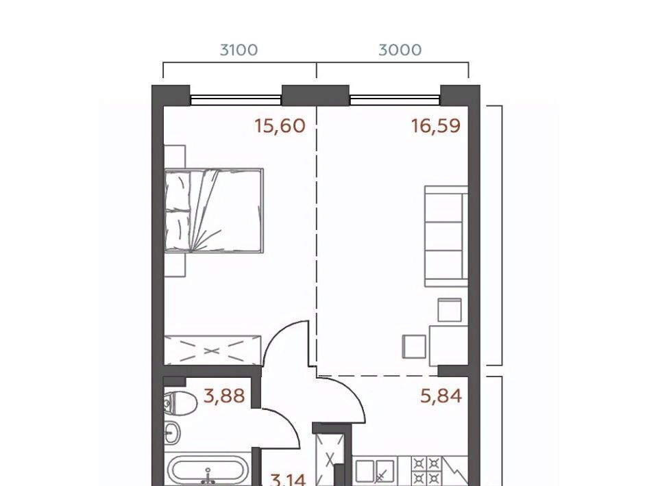 квартира г Иркутск р-н Октябрьский ул 6-я Советская 2 фото 1