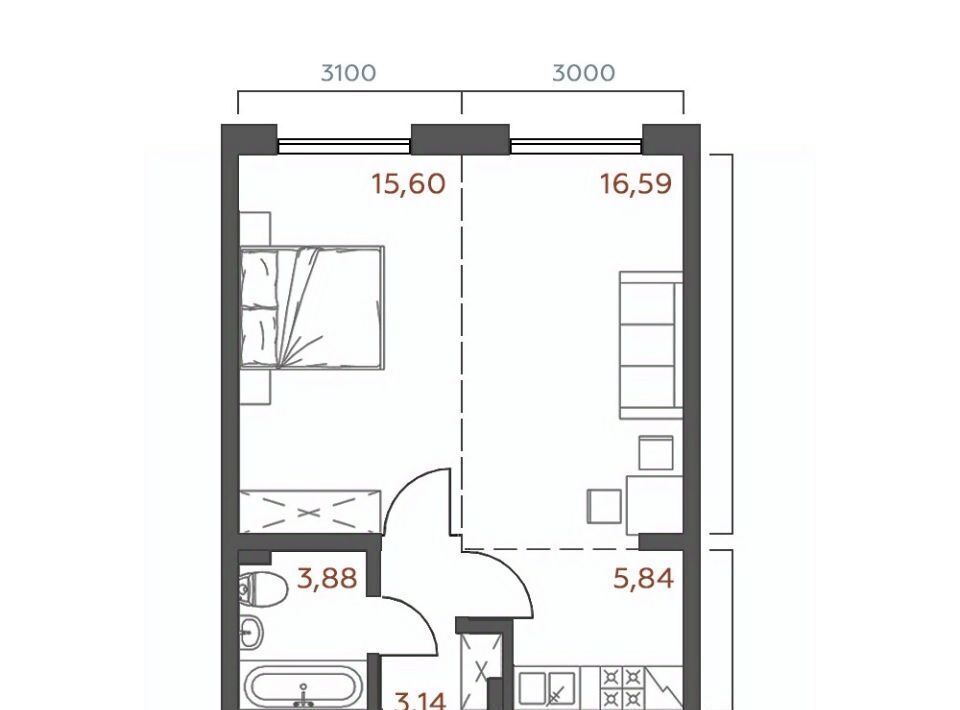 квартира г Иркутск р-н Октябрьский ул 6-я Советская 2 фото 1