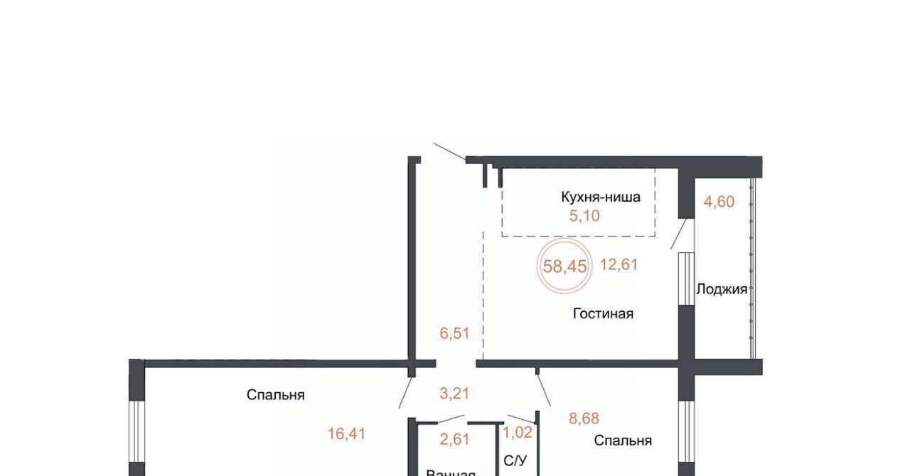 квартира г Челябинск п АМЗ р-н Советский фото 1