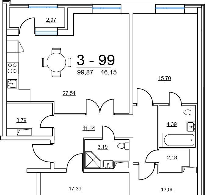 квартира г Санкт-Петербург метро Лесная ул Студенческая 14к/1 фото 1