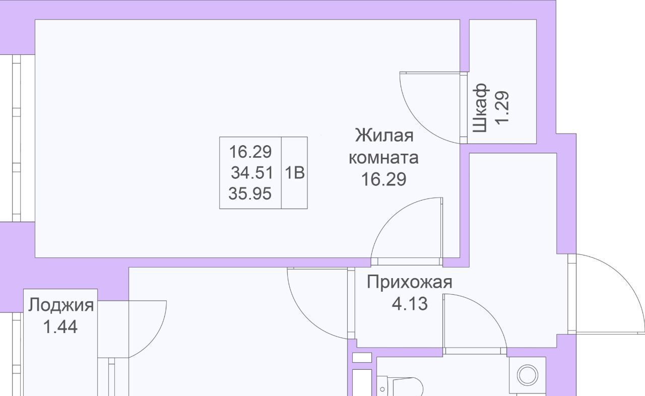 квартира г Казань метро Горки ЖК «Светлая долина» фото 4