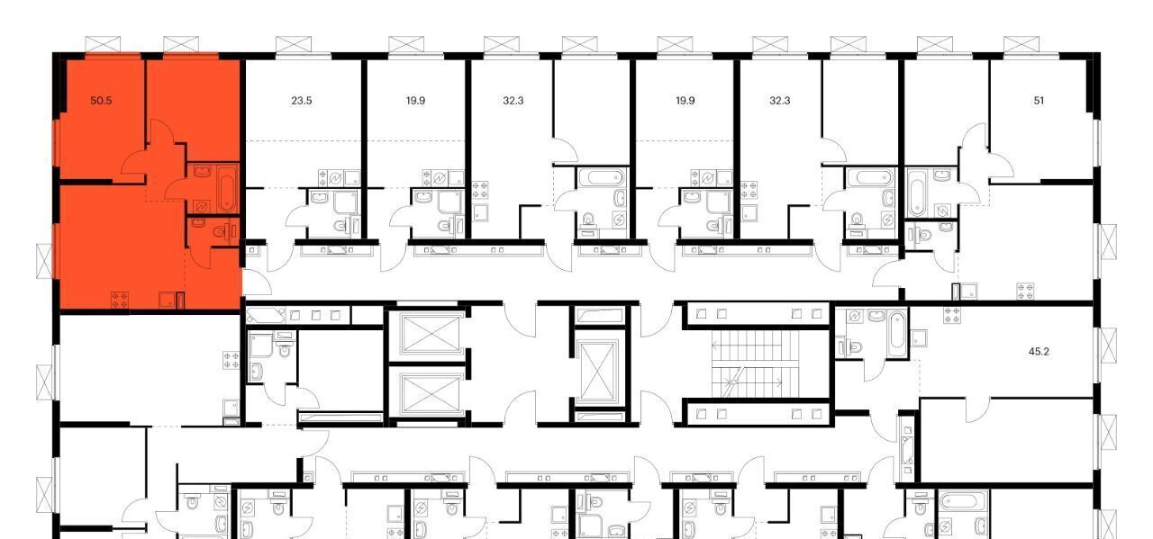 квартира г Одинцово ЖК Одинцово-1 к 1. 17, Внуково фото 2