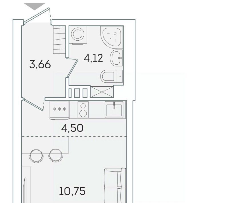 квартира р-н Всеволожский г Мурино ул Графская 6к/4 Девяткино фото 1