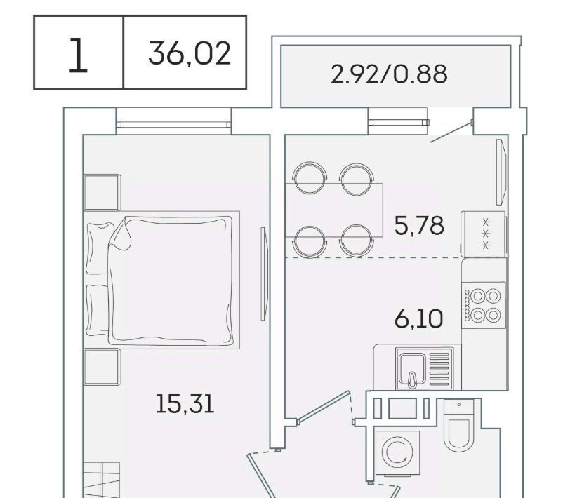 квартира р-н Всеволожский г Мурино ул Графская 6к/4 Девяткино фото 1