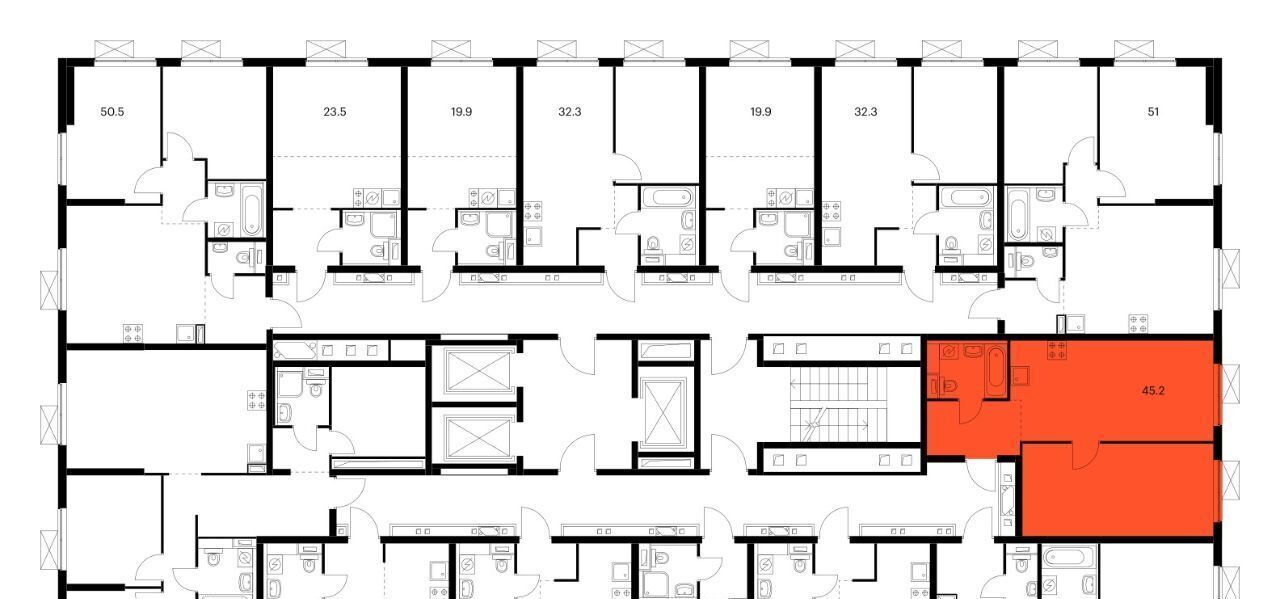 квартира г Одинцово ЖК Одинцово-1 к 1. 17, Внуково фото 2