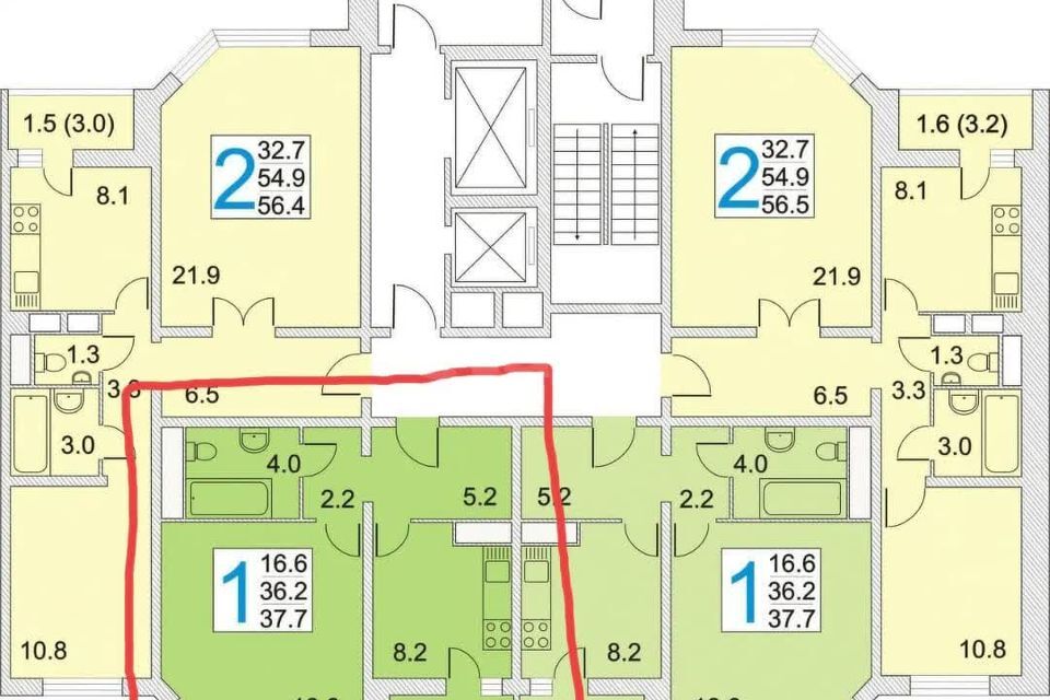 квартира городской округ Одинцовский г Звенигород мкр 3 20 фото 2