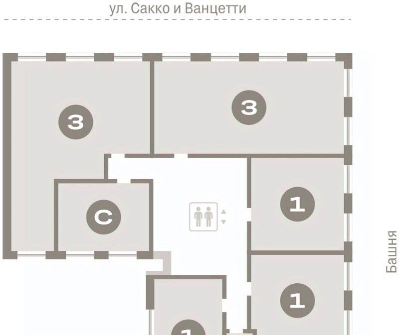 квартира г Новосибирск р-н Октябрьский ул Зыряновская 53с фото 2