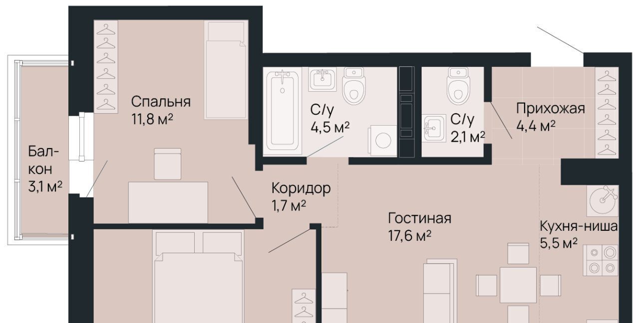 квартира г Нижний Новгород Горьковская Резиденция жилой комплекс фото 1