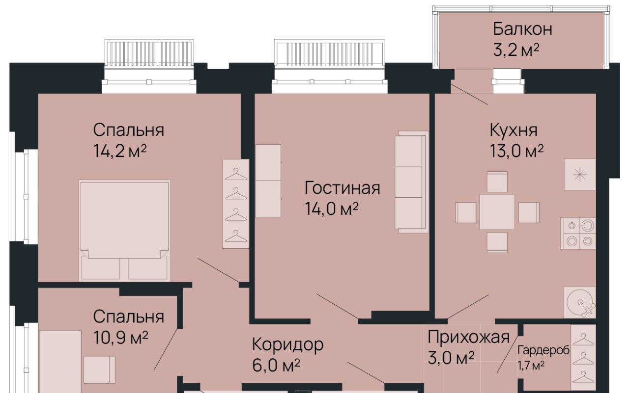 квартира г Нижний Новгород Горьковская Резиденция жилой комплекс фото 1