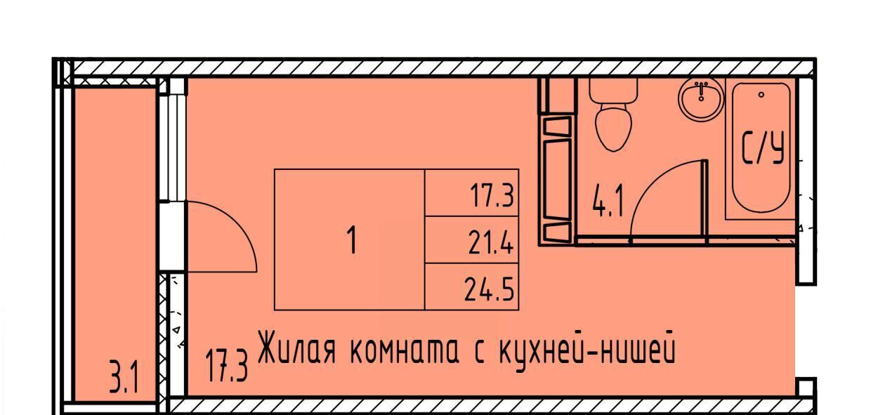 квартира г Ростов-на-Дону р-н Советский ЖК Грей фото 1