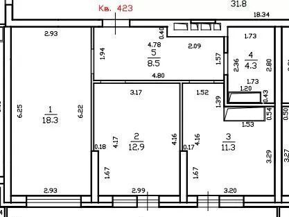 квартира г Казань Дубравная ул Комиссара Габишева 16а фото 2