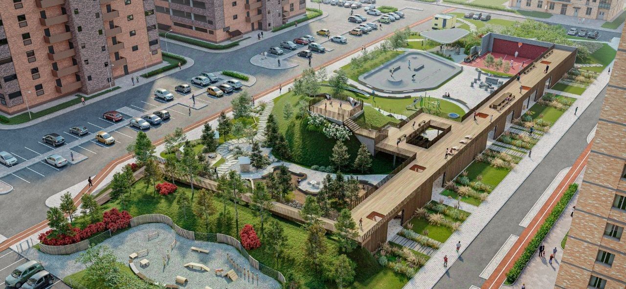 квартира г Санкт-Петербург п Парголово ул Заречная 52к/1 метро Парнас фото 16
