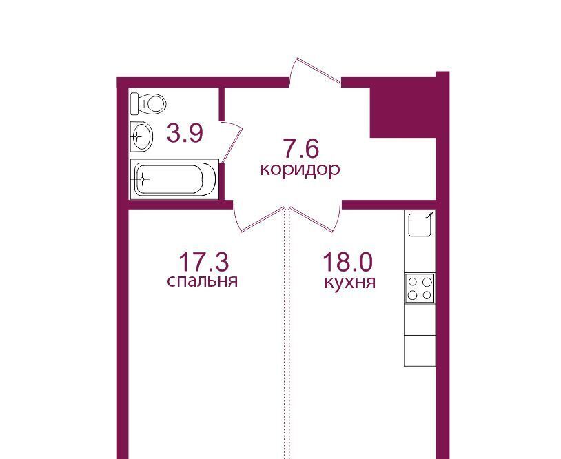 квартира г Иркутск р-н Правобережный мкр Топкинский 69 фото 1