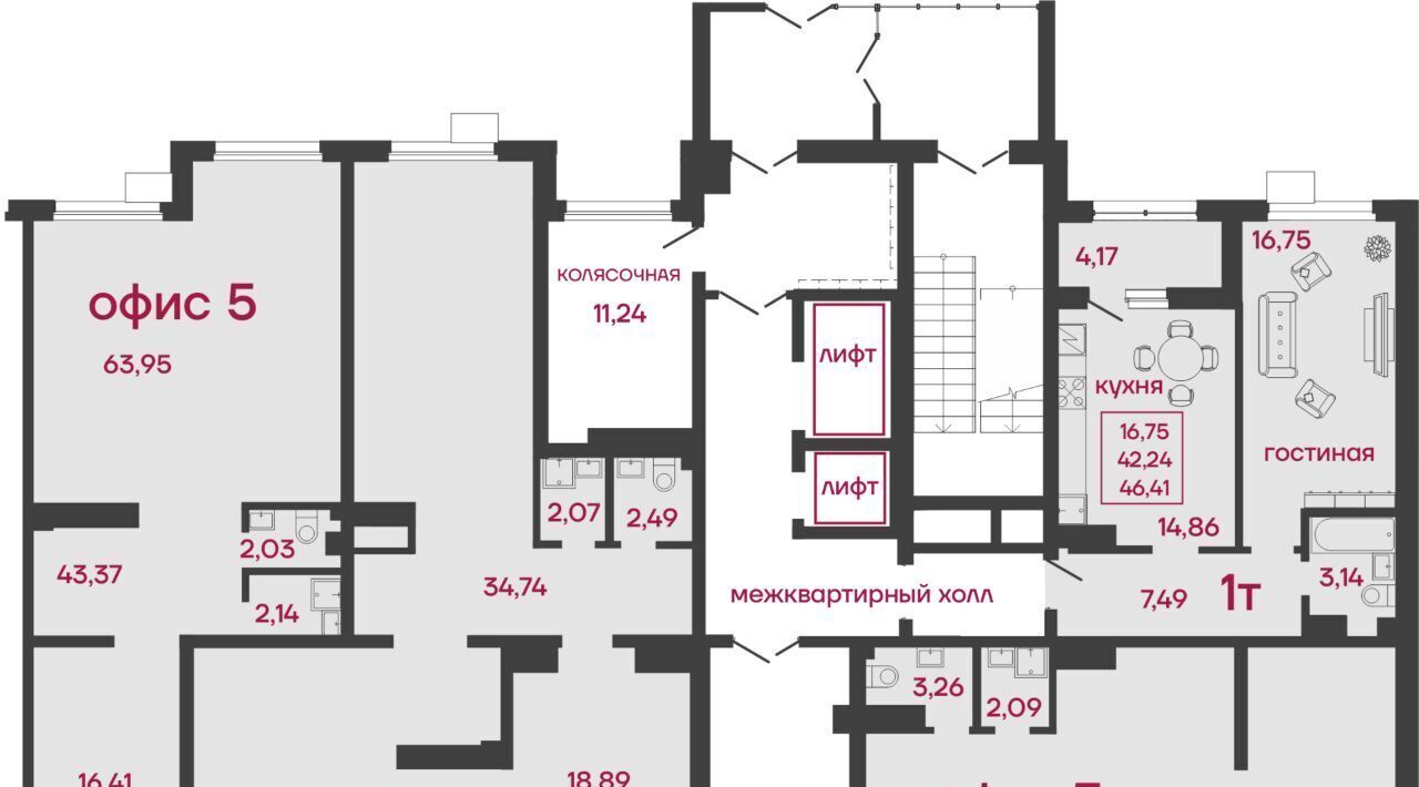 квартира г Пенза р-н Железнодорожный ул Баталина 31 фото 3