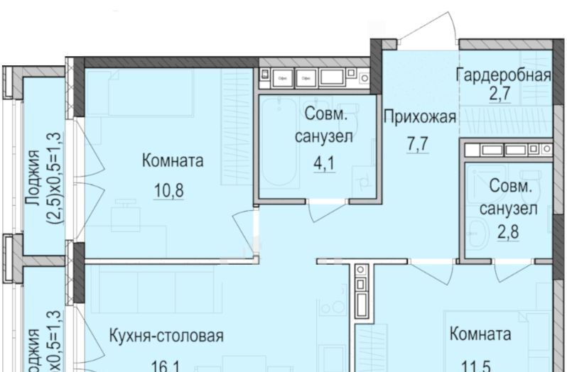 квартира г Казань Аметьево, Паркмаяк жилой комплекс фото 1