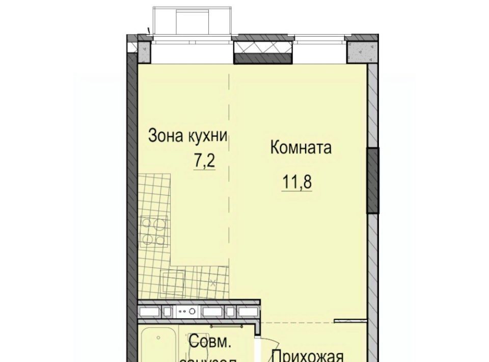 квартира г Казань ЖК «Ферма-2» Проспект Победы, жилмассив фото 1