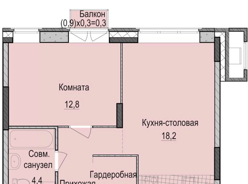 квартира г Казань ЖК «Ферма-2» Проспект Победы, жилмассив фото 1