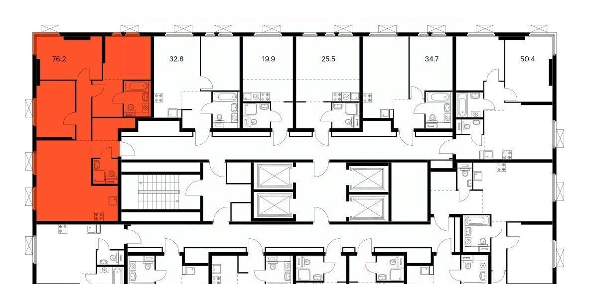 квартира г Москва метро Нагатинская Второй Нагатинский к 1. 1 фото 2