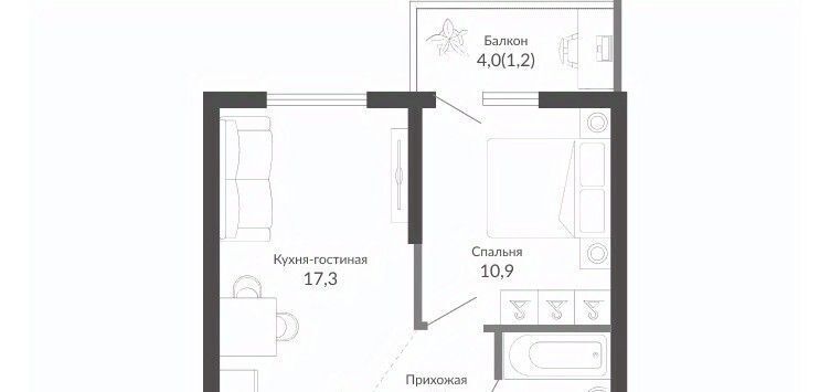 квартира г Новороссийск р-н Центральный ЖК Облака 2 фото 1