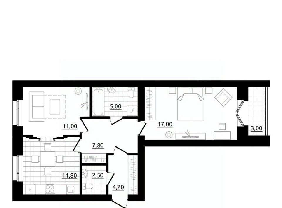 квартира г Березовский ул Старателей 11/2 Проспект Космонавтов фото 1