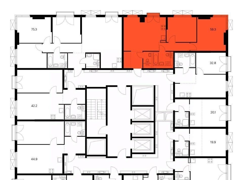 квартира г Москва метро Бутырская ЖК Руставели 14 к 2. 6 фото 2
