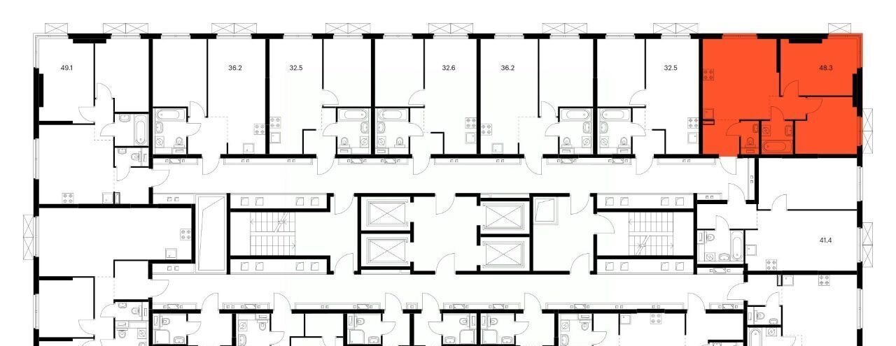 квартира г Москва метро Бутырская ЖК Руставели 14 к 2. 7 фото 2