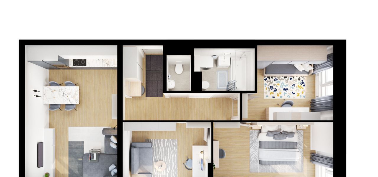 квартира г Москва метро Бутырская ЖК Руставели 14 к 2. 2 фото 3