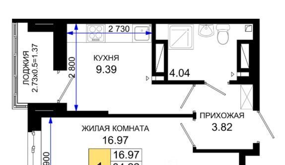 квартира г Ростов-на-Дону р-н Октябрьский пер Нефтекачка ЖК «Октябрь Парк» фото 1