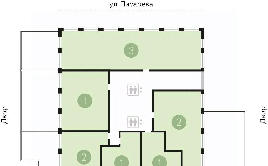 квартира г Новосибирск Маршала Покрышкина ул Семьи Шамшиных 93/3 фото 2