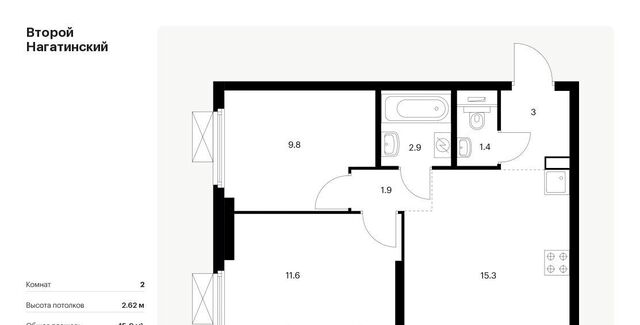 метро Нагатинская Второй Нагатинский к 1. 3 фото