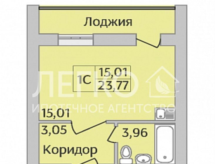 квартира г Новосибирск р-н Ленинский ул Юности 7 фото 1