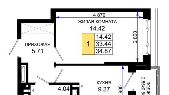 квартира г Ростов-на-Дону р-н Октябрьский пер Нефтекачка ЖК «Октябрь Парк» фото 1