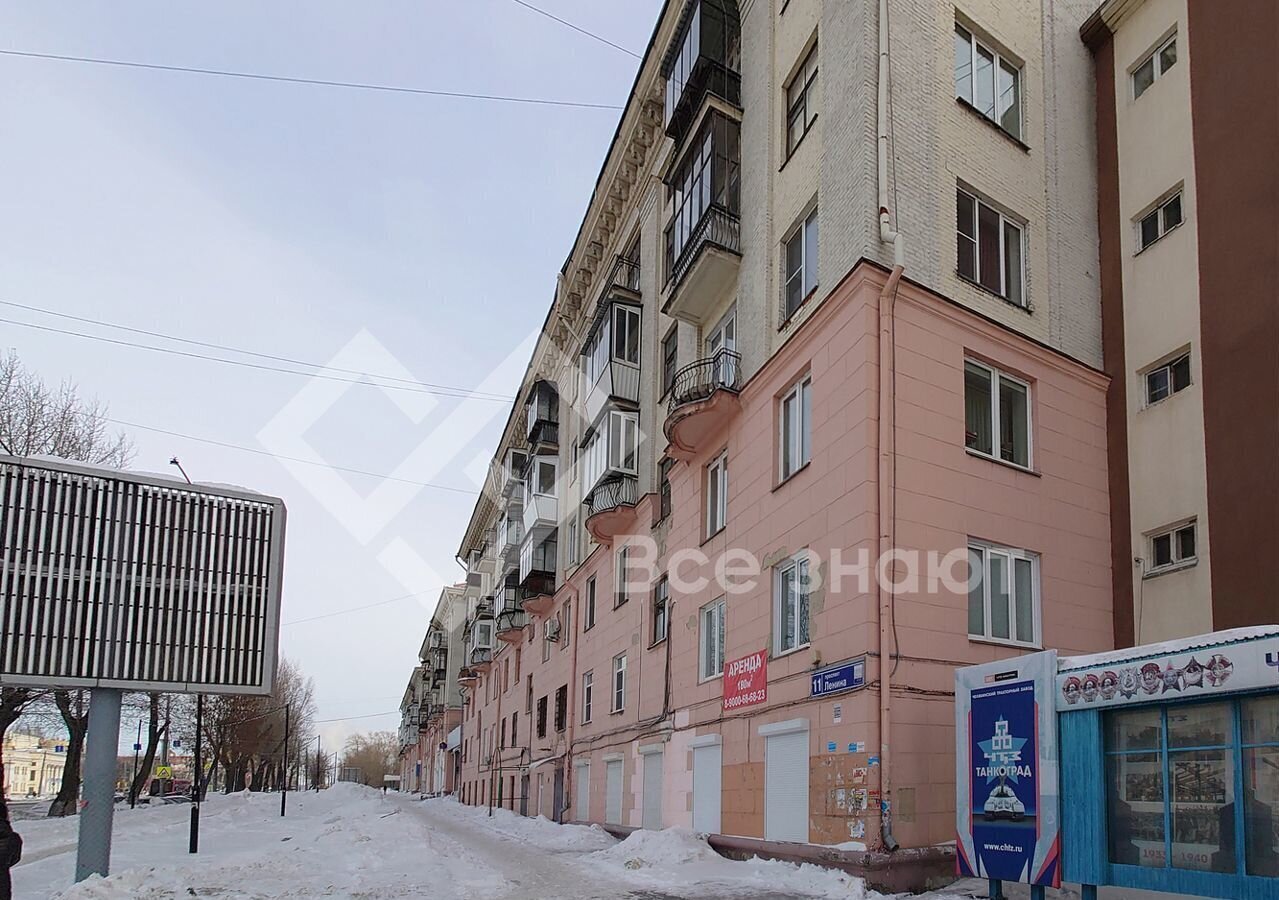квартира г Челябинск р-н Тракторозаводский пр-кт Ленина 11б фото 21