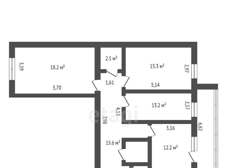 квартира г Благовещенск ш Игнатьевское 16/2 фото 9