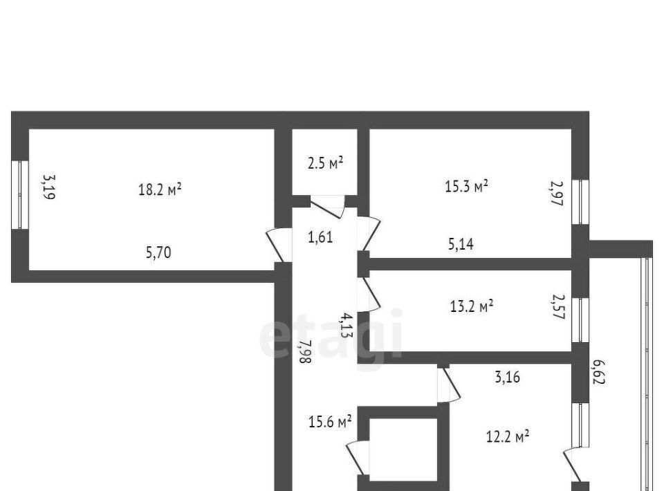 квартира г Благовещенск ш Игнатьевское 16/2 фото 11