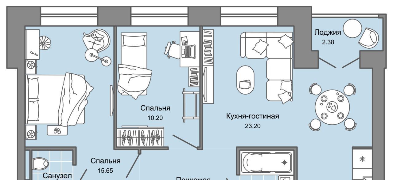 квартира г Киров р-н Ленинский Знак жилой комплекс фото 1