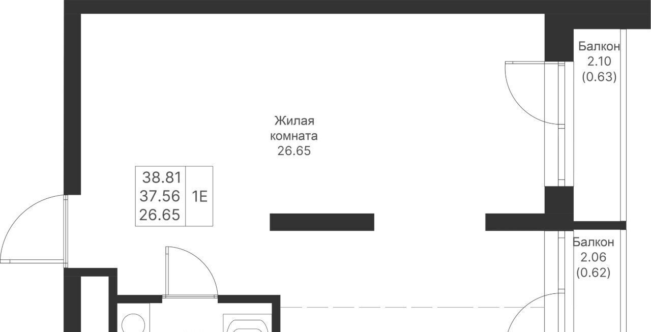 квартира г Казань метро Горки ЖК «Мой ритм» фото 4