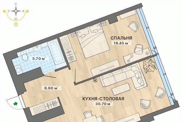 квартира г Екатеринбург ул Маршала Жукова 16 Площадь 1905 года фото 1