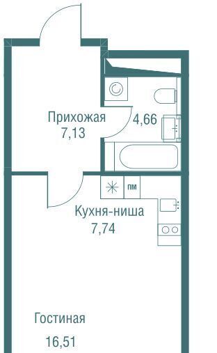 квартира г Одинцово ЖК «Одинбург» Одинцово фото 2