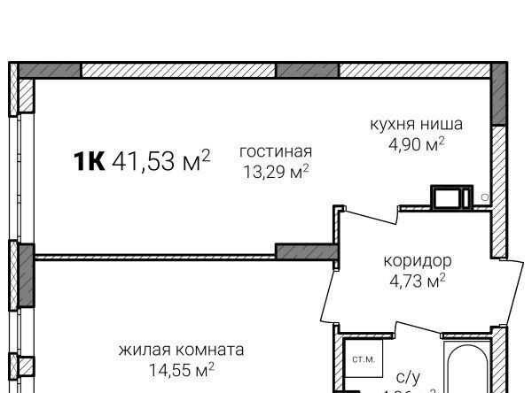 квартира г Нижний Новгород Горьковская ЖК Зенит-2 фото 1