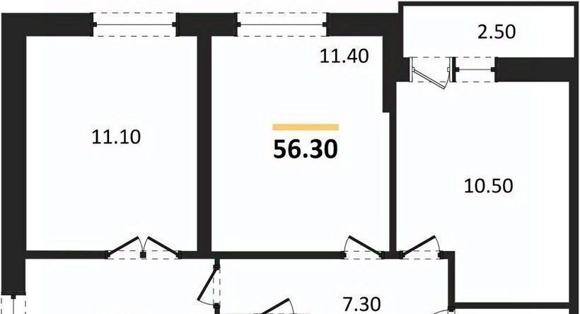 квартира г Краснодар р-н Прикубанский ЖК «Дыхание» фото 1