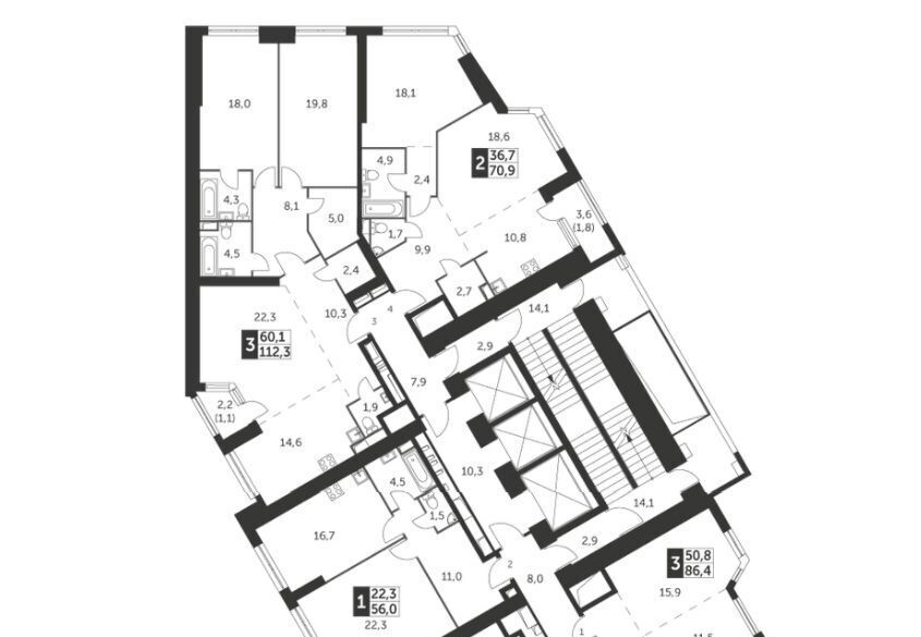 квартира г Москва метро Калужская ул Академика Волгина 2с/3 фото 2