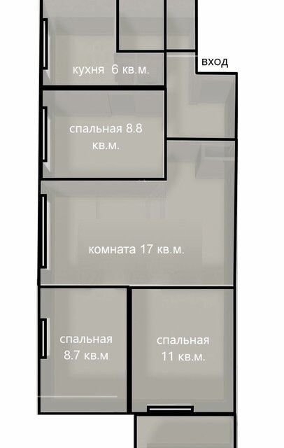 квартира р-н Гатчинский г Гатчина ул Хохлова 15 фото 1