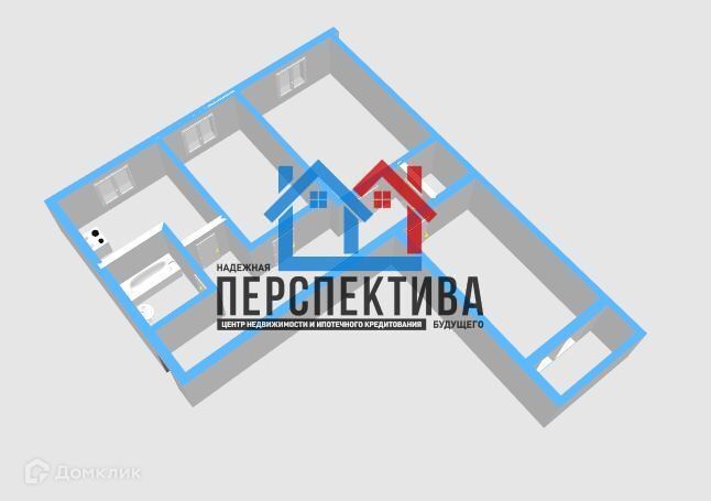 квартира г Тобольск 8-й микрорайон, 28, Тобольский район фото 9